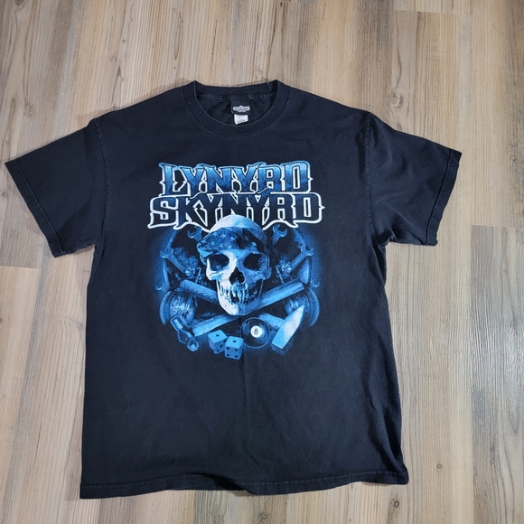 Vintage Lynyrd Skynyrd Black Southern by the Grace of God. T Shirt size Large - Picture 1 of 6
